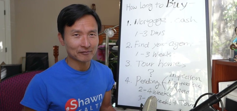 Shawn Yu explaining how long it takes to buy a house in Portland